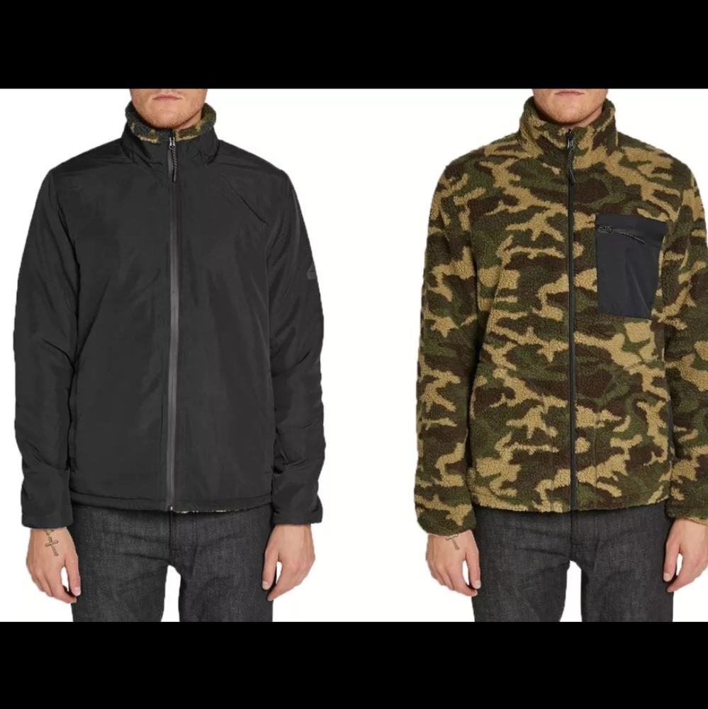 Penfeild Men's Karstens Cano Fleece Black Reversible Jacket